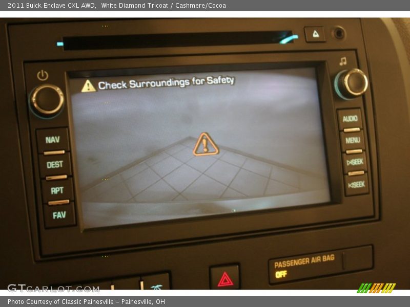 White Diamond Tricoat / Cashmere/Cocoa 2011 Buick Enclave CXL AWD