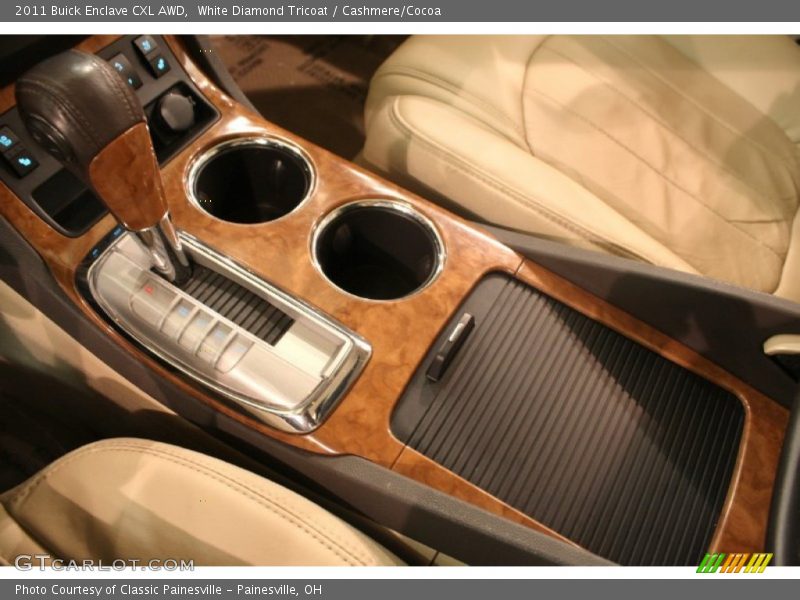 White Diamond Tricoat / Cashmere/Cocoa 2011 Buick Enclave CXL AWD