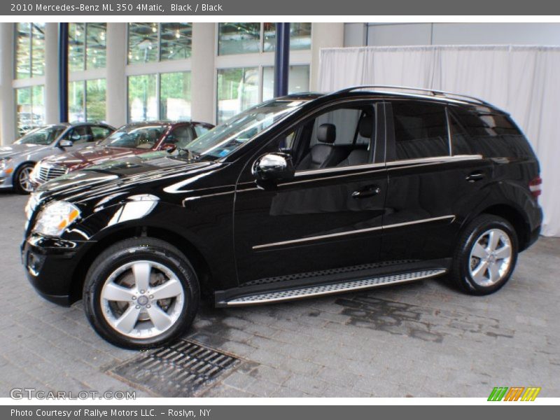 Black / Black 2010 Mercedes-Benz ML 350 4Matic