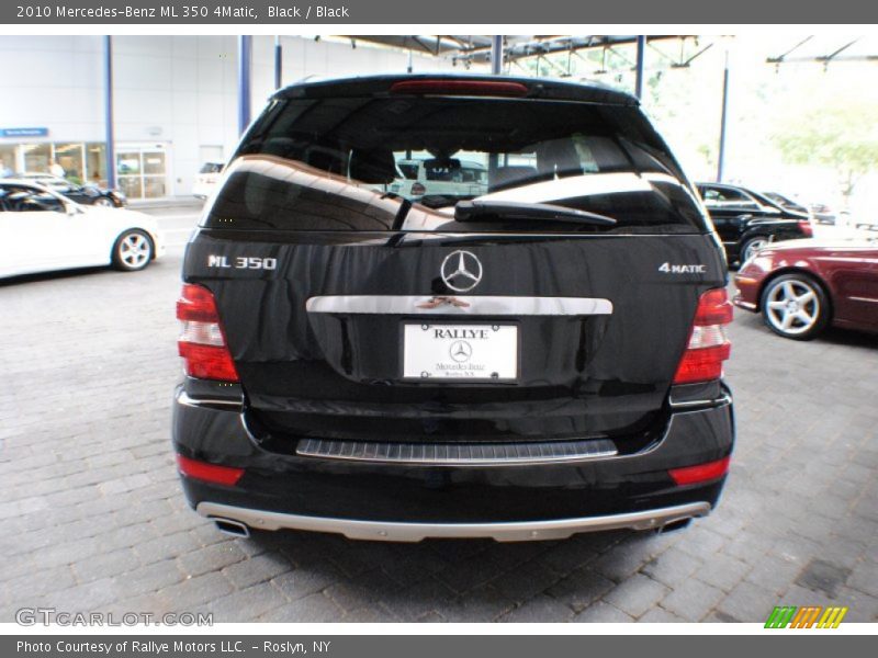 Black / Black 2010 Mercedes-Benz ML 350 4Matic