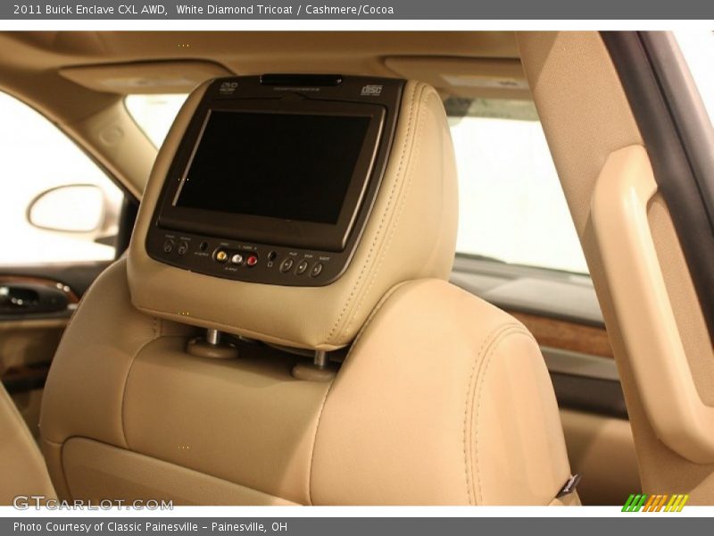 White Diamond Tricoat / Cashmere/Cocoa 2011 Buick Enclave CXL AWD