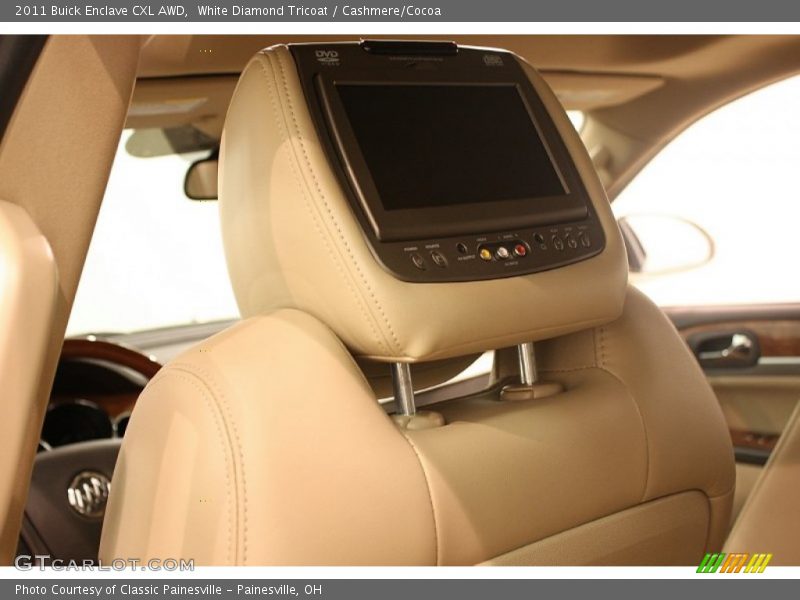 White Diamond Tricoat / Cashmere/Cocoa 2011 Buick Enclave CXL AWD