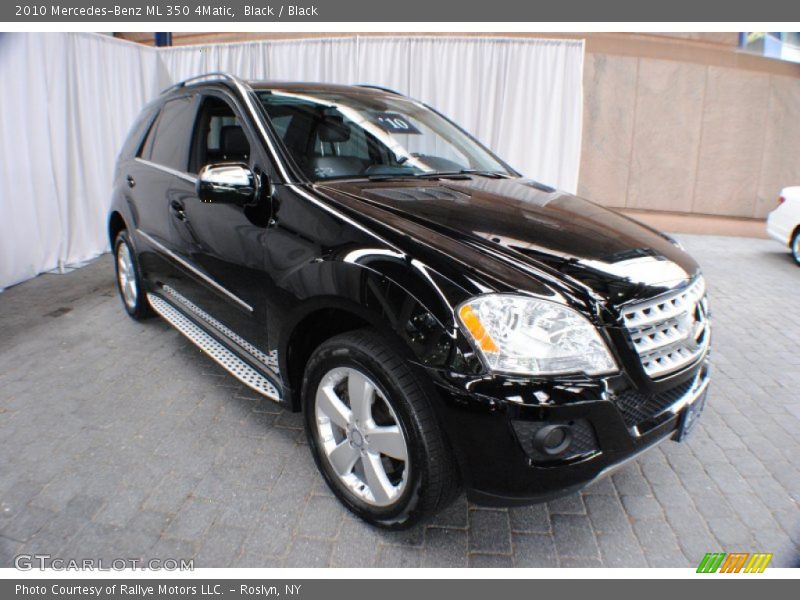Black / Black 2010 Mercedes-Benz ML 350 4Matic