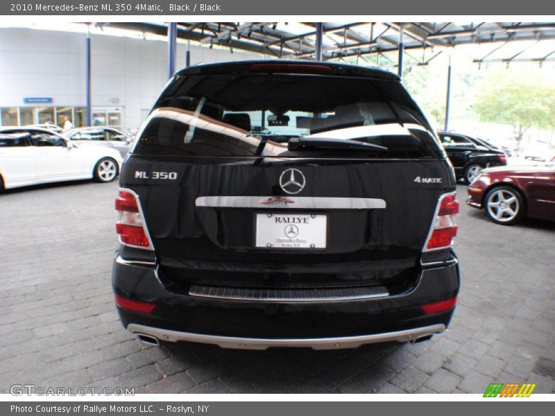 Black / Black 2010 Mercedes-Benz ML 350 4Matic