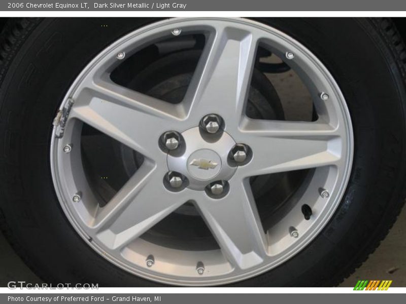 Dark Silver Metallic / Light Gray 2006 Chevrolet Equinox LT