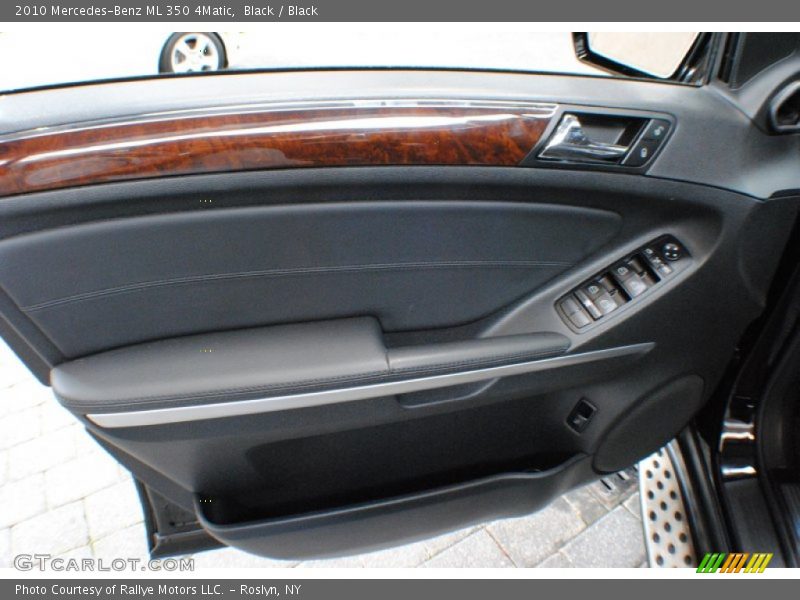 Black / Black 2010 Mercedes-Benz ML 350 4Matic