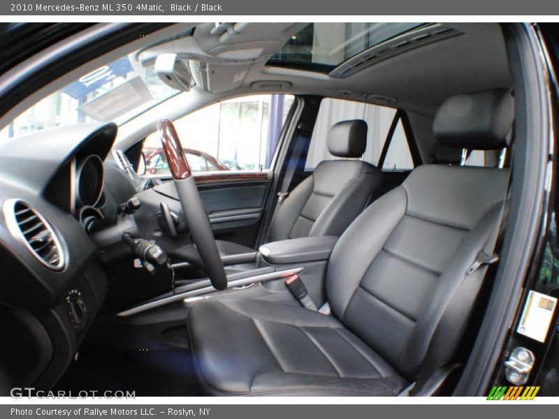 Black / Black 2010 Mercedes-Benz ML 350 4Matic