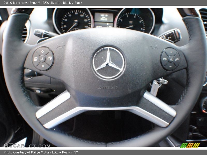 Black / Black 2010 Mercedes-Benz ML 350 4Matic
