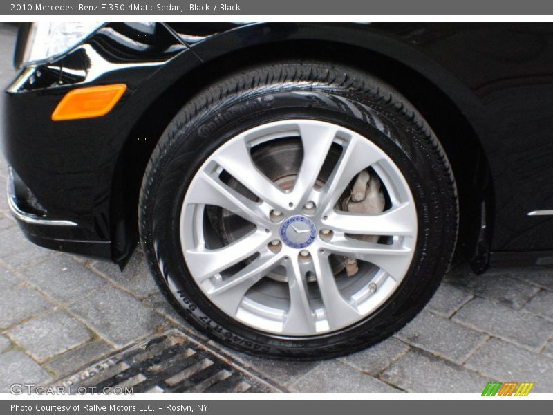 Black / Black 2010 Mercedes-Benz E 350 4Matic Sedan