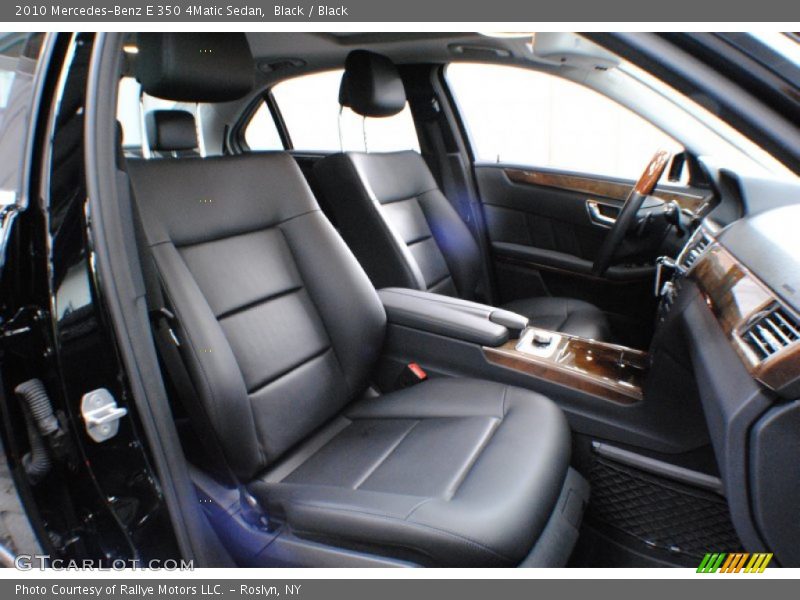 Black / Black 2010 Mercedes-Benz E 350 4Matic Sedan