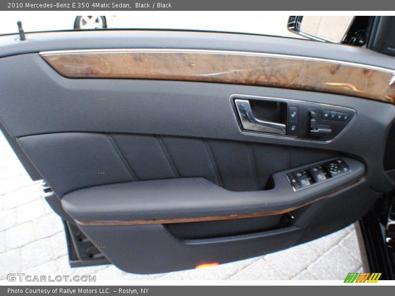 Black / Black 2010 Mercedes-Benz E 350 4Matic Sedan