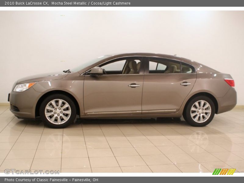 Mocha Steel Metallic / Cocoa/Light Cashmere 2010 Buick LaCrosse CX