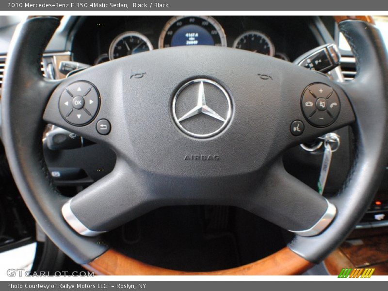 Black / Black 2010 Mercedes-Benz E 350 4Matic Sedan