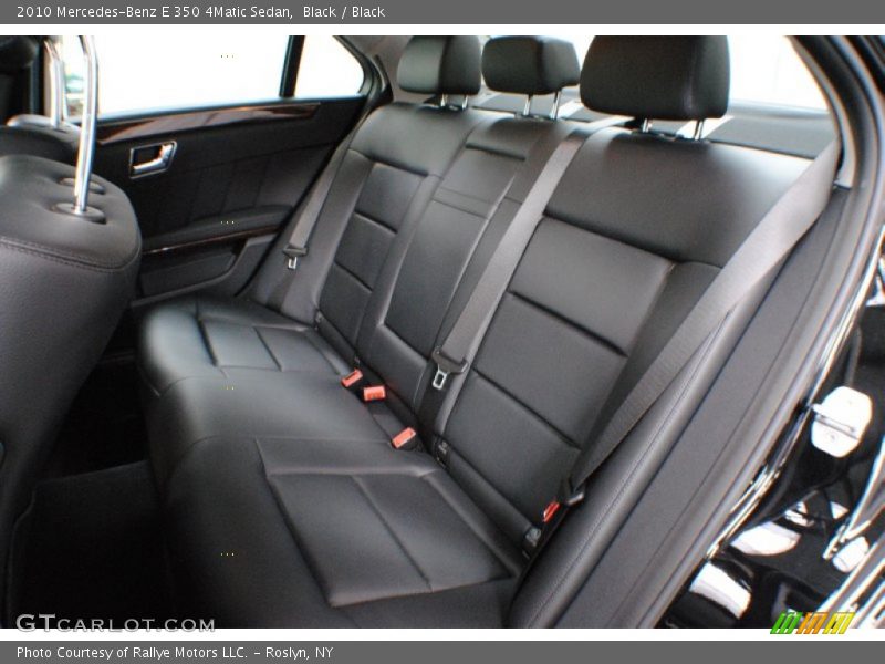Black / Black 2010 Mercedes-Benz E 350 4Matic Sedan