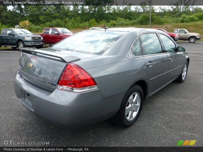 Dark Silver Metallic / Gray 2008 Chevrolet Impala LT