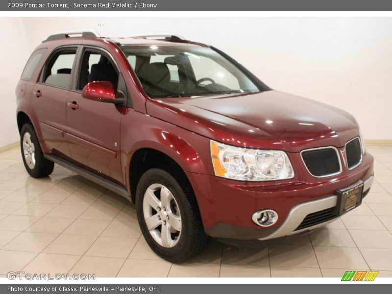 Sonoma Red Metallic / Ebony 2009 Pontiac Torrent