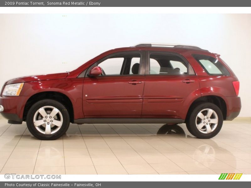 Sonoma Red Metallic / Ebony 2009 Pontiac Torrent