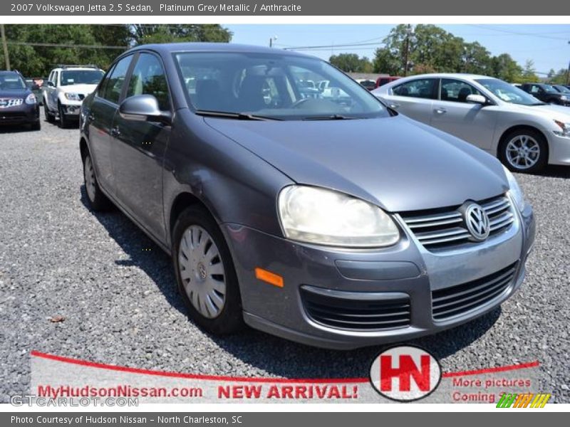 Platinum Grey Metallic / Anthracite 2007 Volkswagen Jetta 2.5 Sedan