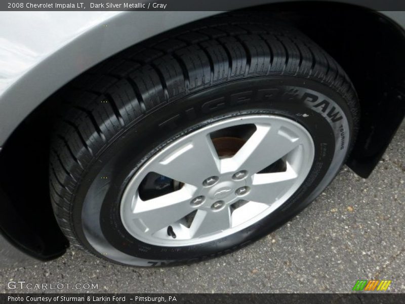 Dark Silver Metallic / Gray 2008 Chevrolet Impala LT