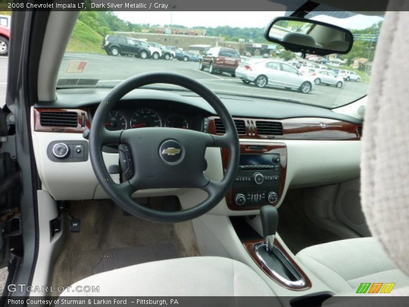 Dark Silver Metallic / Gray 2008 Chevrolet Impala LT