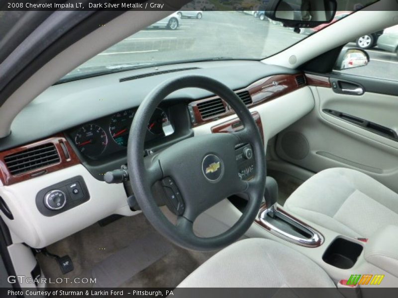 Dark Silver Metallic / Gray 2008 Chevrolet Impala LT
