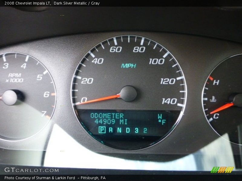 Dark Silver Metallic / Gray 2008 Chevrolet Impala LT