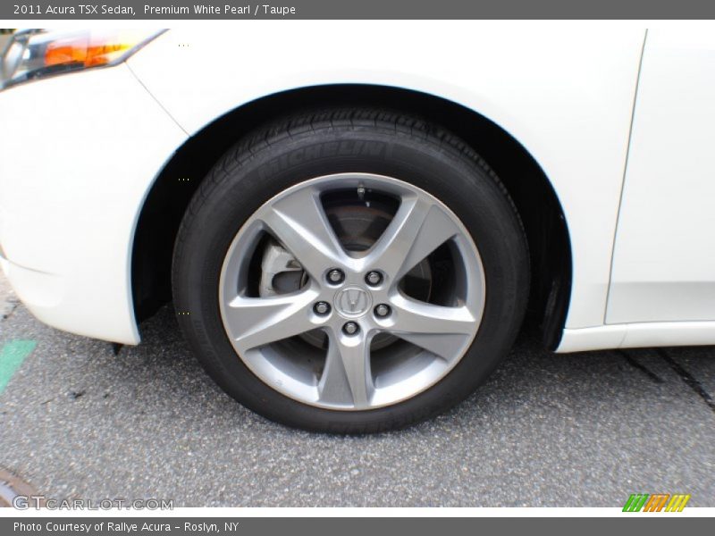 Premium White Pearl / Taupe 2011 Acura TSX Sedan