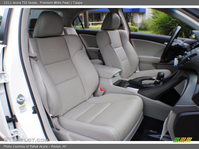 Premium White Pearl / Taupe 2011 Acura TSX Sedan