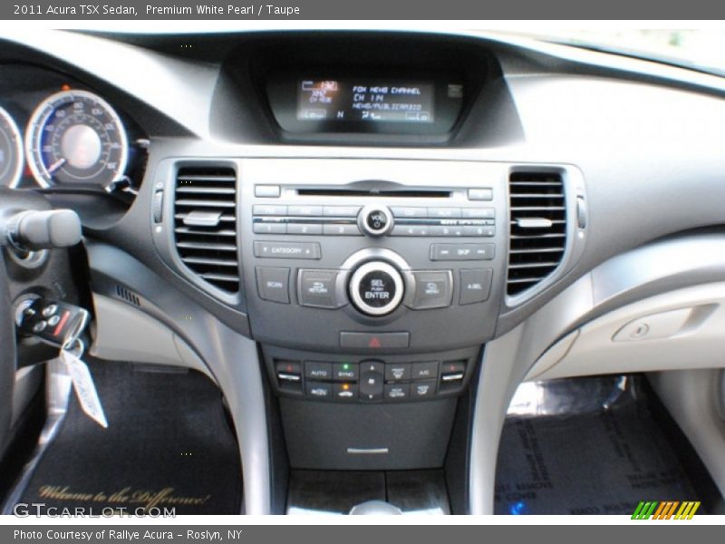 Premium White Pearl / Taupe 2011 Acura TSX Sedan