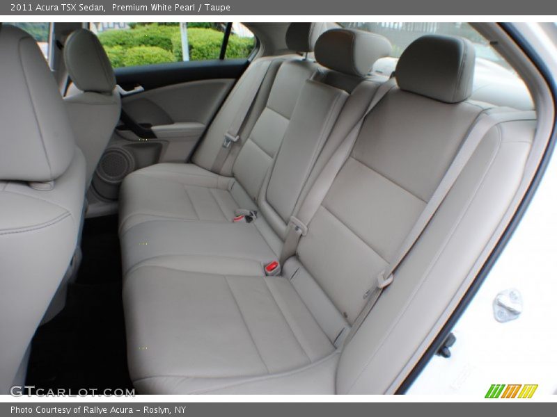 Premium White Pearl / Taupe 2011 Acura TSX Sedan