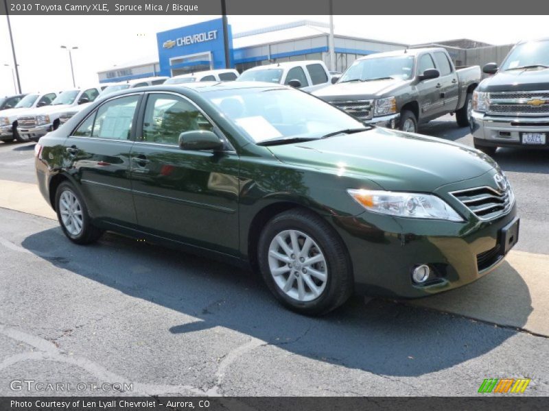 Spruce Mica / Bisque 2010 Toyota Camry XLE