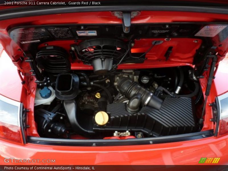  2001 911 Carrera Cabriolet Engine - 3.4 Liter DOHC 24V VarioCam Flat 6 Cylinder