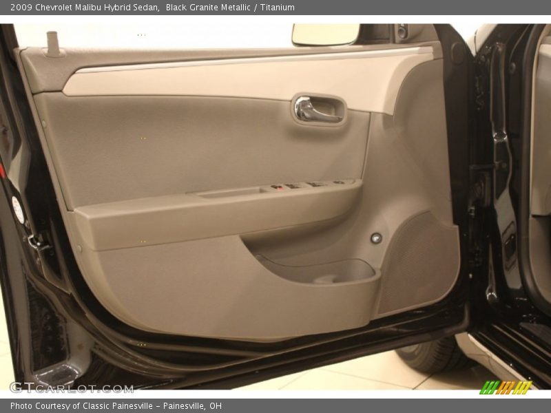 Black Granite Metallic / Titanium 2009 Chevrolet Malibu Hybrid Sedan