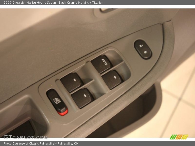 Black Granite Metallic / Titanium 2009 Chevrolet Malibu Hybrid Sedan