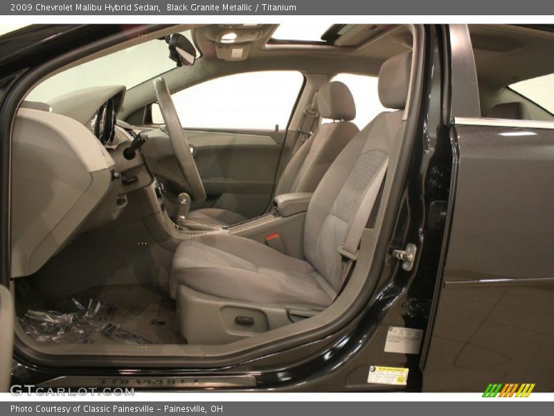 Black Granite Metallic / Titanium 2009 Chevrolet Malibu Hybrid Sedan