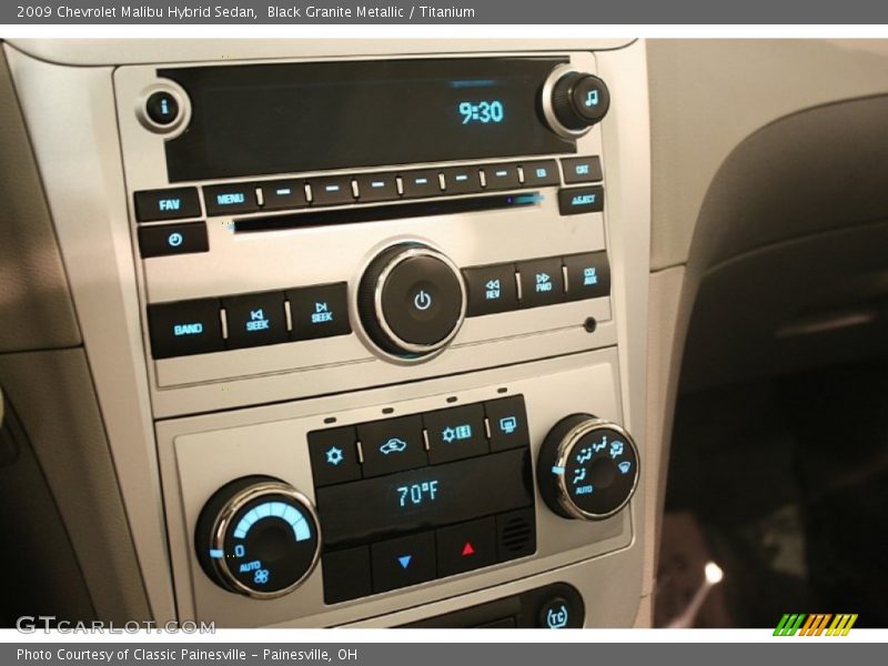 Black Granite Metallic / Titanium 2009 Chevrolet Malibu Hybrid Sedan