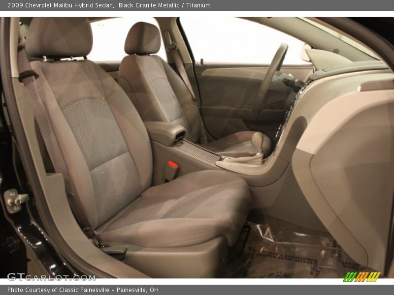 Black Granite Metallic / Titanium 2009 Chevrolet Malibu Hybrid Sedan