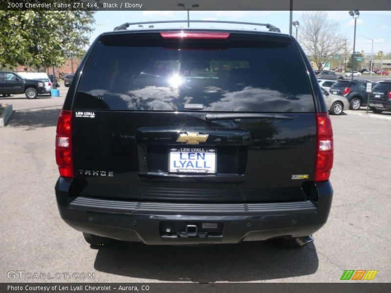 Black / Ebony 2008 Chevrolet Tahoe Z71 4x4