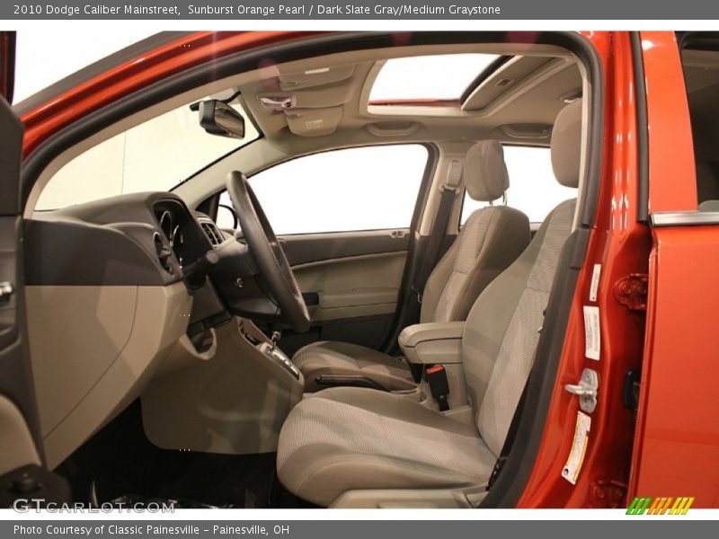Sunburst Orange Pearl / Dark Slate Gray/Medium Graystone 2010 Dodge Caliber Mainstreet