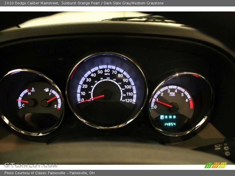 Sunburst Orange Pearl / Dark Slate Gray/Medium Graystone 2010 Dodge Caliber Mainstreet