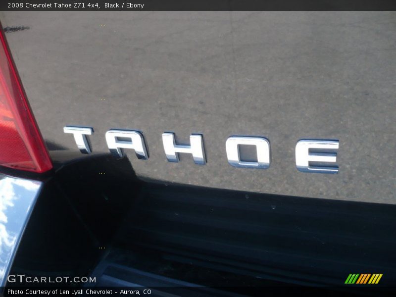 Black / Ebony 2008 Chevrolet Tahoe Z71 4x4
