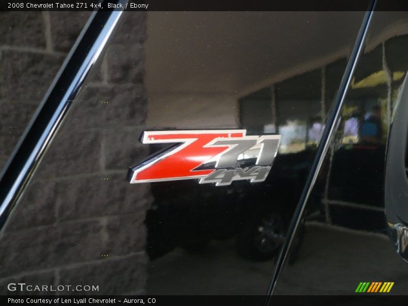 Black / Ebony 2008 Chevrolet Tahoe Z71 4x4