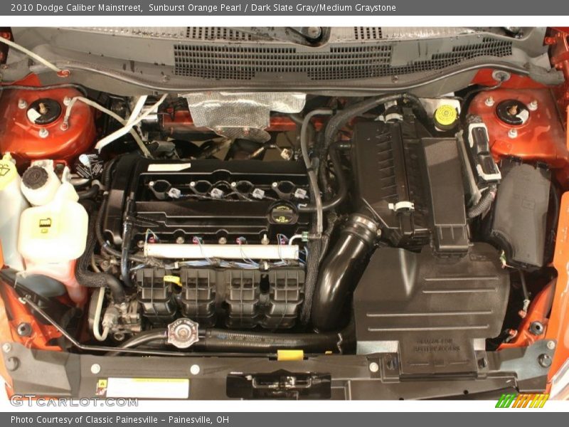 Sunburst Orange Pearl / Dark Slate Gray/Medium Graystone 2010 Dodge Caliber Mainstreet