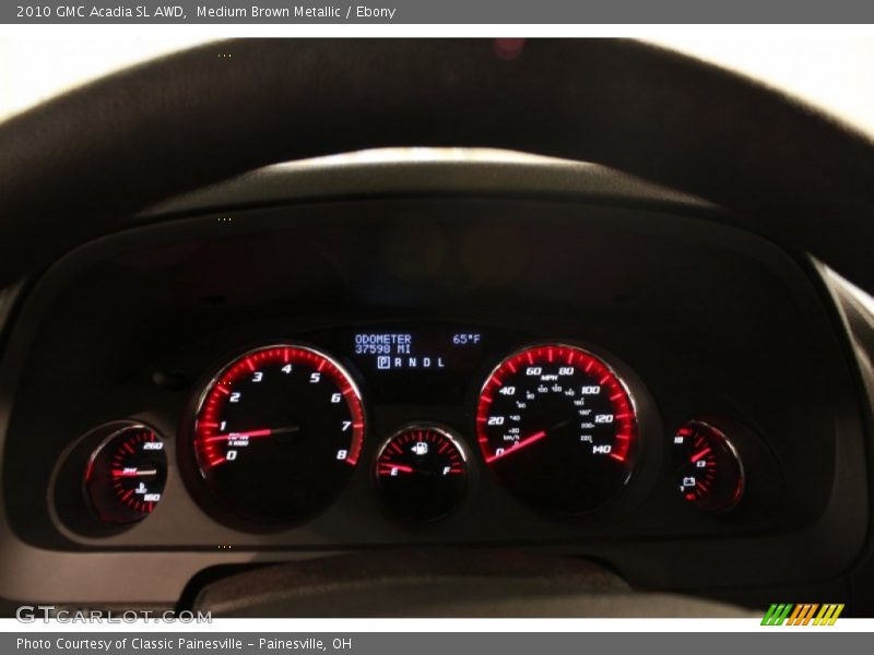 2010 Acadia SL AWD SL AWD Gauges