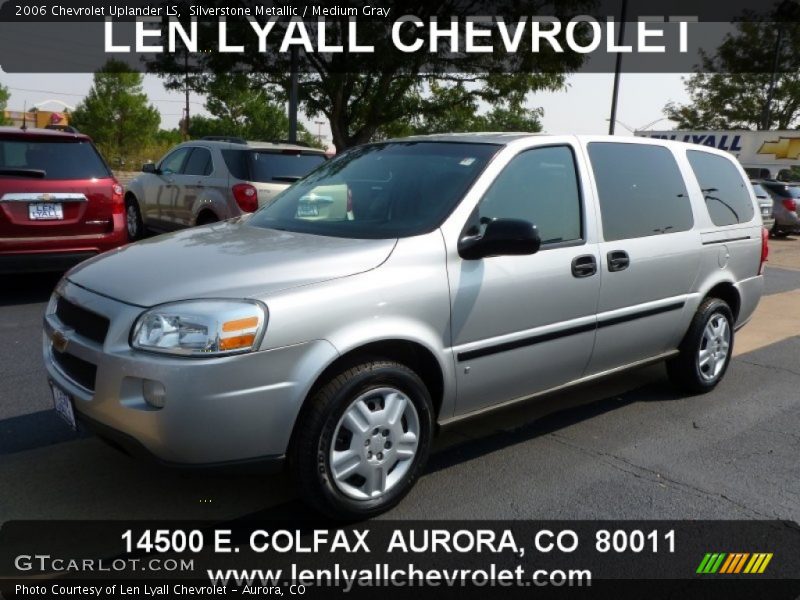 Silverstone Metallic / Medium Gray 2006 Chevrolet Uplander LS