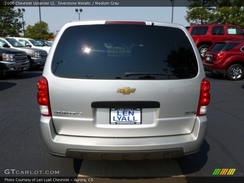 Silverstone Metallic / Medium Gray 2006 Chevrolet Uplander LS