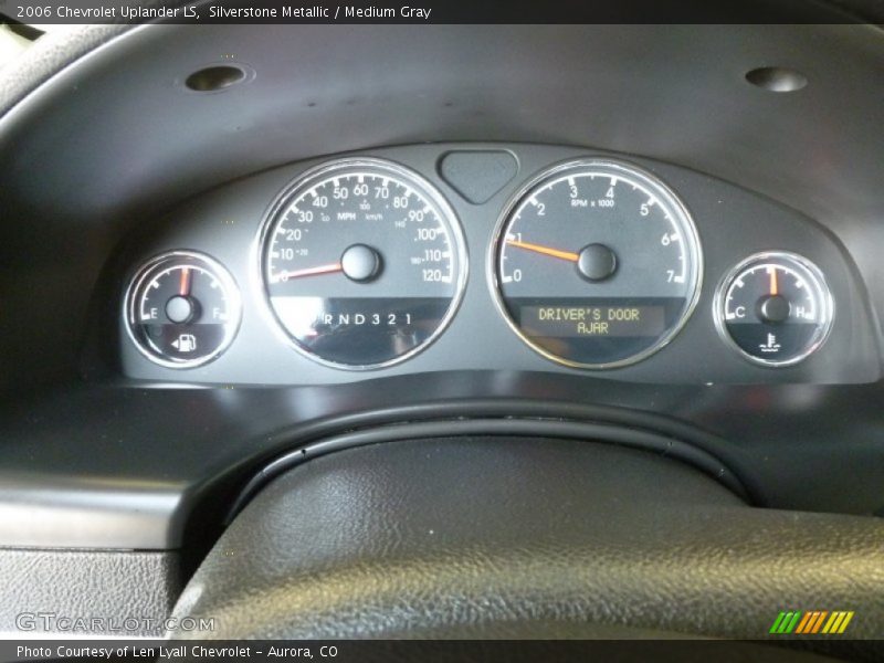 Silverstone Metallic / Medium Gray 2006 Chevrolet Uplander LS