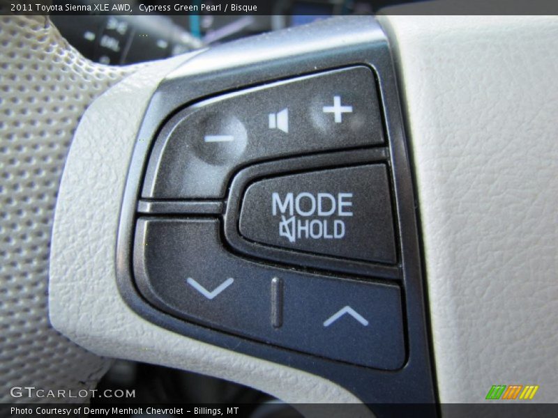 Cypress Green Pearl / Bisque 2011 Toyota Sienna XLE AWD