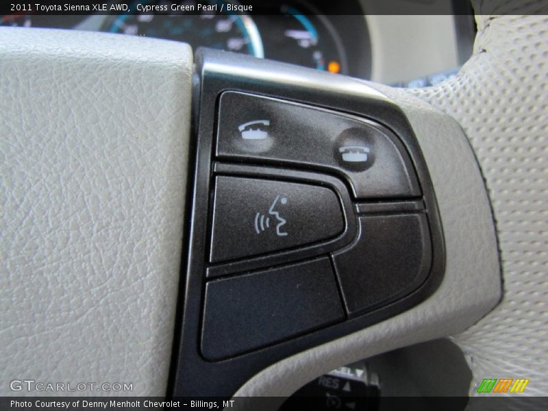 Cypress Green Pearl / Bisque 2011 Toyota Sienna XLE AWD
