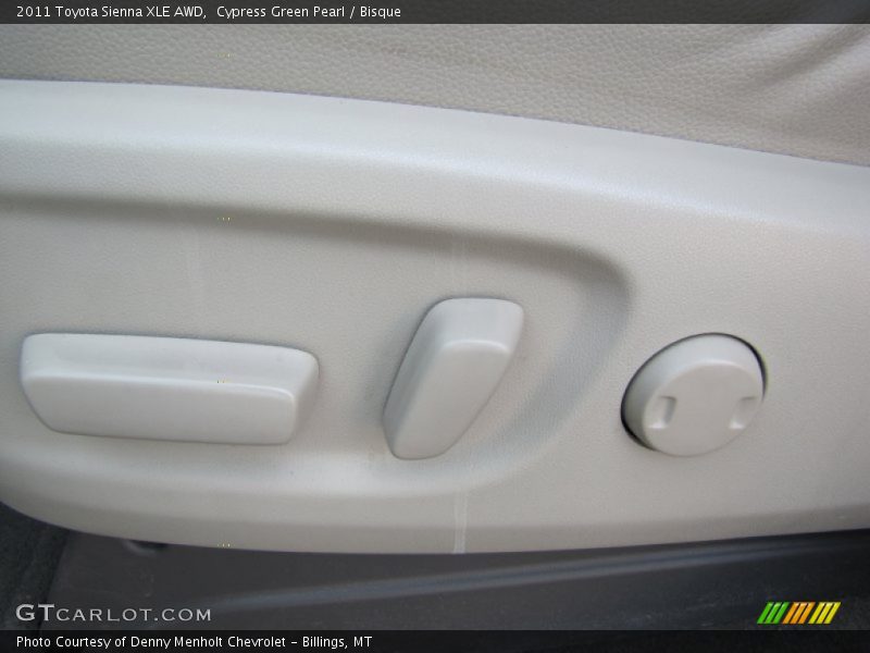 Cypress Green Pearl / Bisque 2011 Toyota Sienna XLE AWD